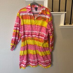 Collared shirt dress. Sz Xxl